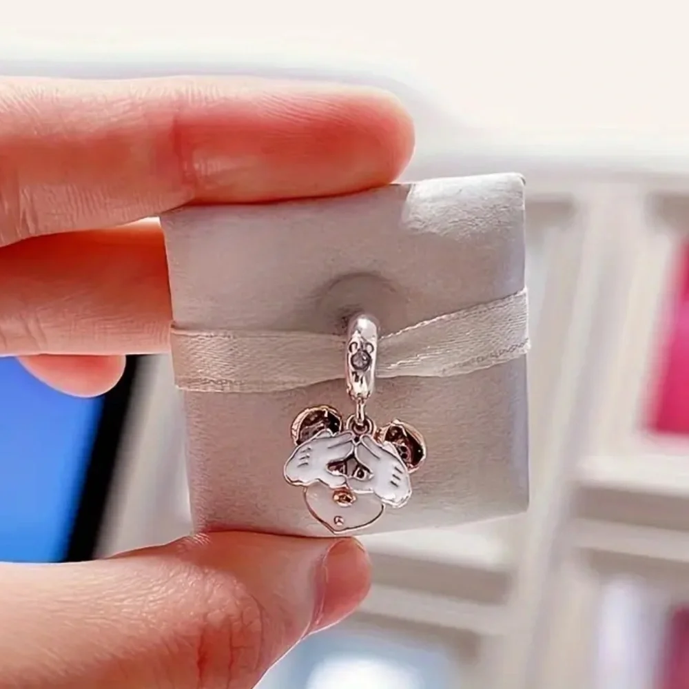 S925 Sterling Silver Disney Inspired Mickey Mouse Charm/Pendant - NWT